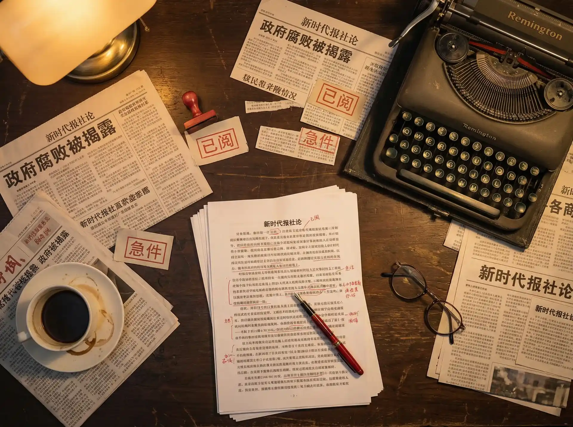 51黑料 - 报社编辑部工作场景